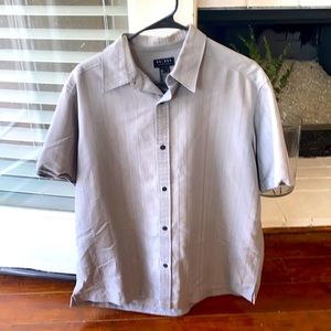 Men’s large button down shirt gray Axcess brand
